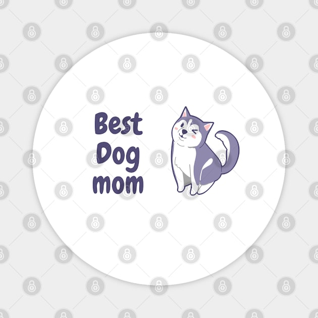 Best Dog Mom Magnet by Jesscreative